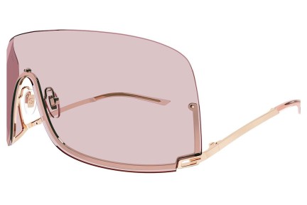 Ochelari de soare Gucci GG1560S 004 Lentilă unică | Shield Aurii