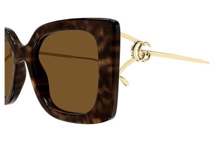 Ochelari de soare Gucci GG1567SA 002 Dreptunghiulari Havana