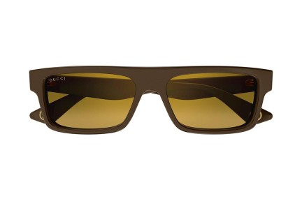 Ochelari de soare Gucci GG1616S 002 Pătrați Maro