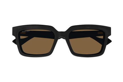 Ochelari de soare Gucci GG1543S 004 Dreptunghiulari Negri