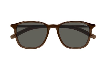 Ochelari de soare Mont Blanc MB0325S 003 Dreptunghiulari Maro