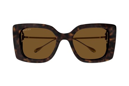 Ochelari de soare Gucci GG1567SA 002 Dreptunghiulari Havana