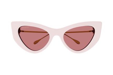 Ochelari de soare Gucci GG1565S 003 Cat Eye Roz