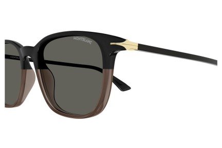 Ochelari de soare Mont Blanc MB0338S 003 Dreptunghiulari Negri