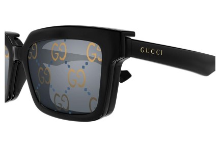 Ochelari de soare Gucci GG1543S 001 Dreptunghiulari Negri