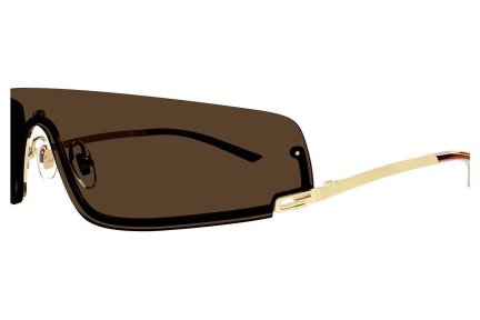 Ochelari de soare Gucci GG1561S 002 Lentilă unică | Shield Aurii