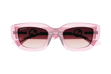 Ochelari de soare Gucci GG1558SK 003 Pătrați Roz