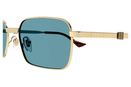 Ochelari de soare Gucci GG1495S 003 Pătrați Aurii