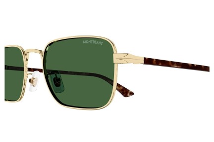 Ochelari de soare Mont Blanc MB0339S 002 Pătrați Aurii