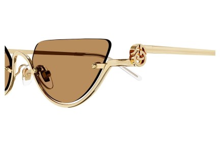 Ochelari de soare Gucci GG1603S 002 Cat Eye Aurii