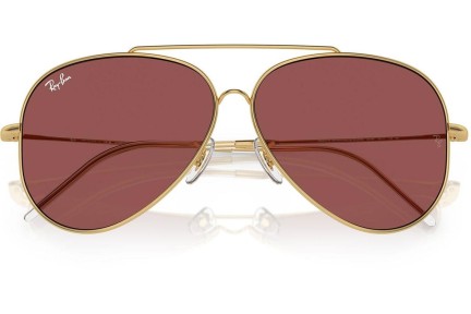 Ochelari de soare Ray-Ban Aviator Reverse RBR0101S 001/69 Pilot Aurii