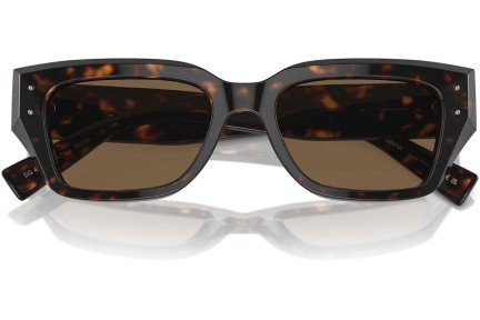 Ochelari de soare Dolce & Gabbana DG4462 502/73 Cat Eye Havana