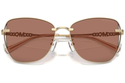 Ochelari de soare Michael Kors Beijing MK1158D 101403 Cat Eye Aurii