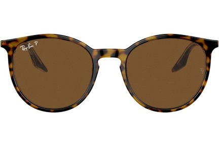 Ochelari de soare Ray-Ban RB2204 139357 Polarized Rotunzi Havana