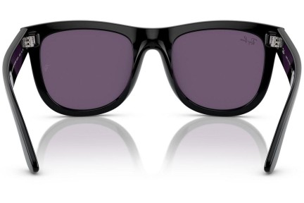 Ochelari de soare Ray-Ban Wayfarer Reverse RBR0502S 66771A Pătrați Negri