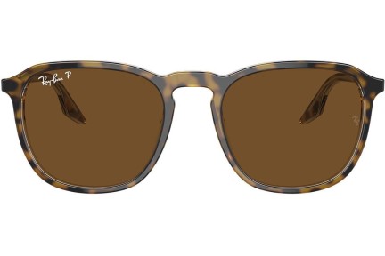 Ochelari de soare Ray-Ban RB2203 139357 Polarized Pătrați Havana