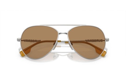 Ochelari de soare Burberry BE3147 1344M4 Pilot Argintii