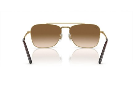 Ochelari de soare Ray-Ban New Caravan RB3636 001/51 Pătrați Aurii