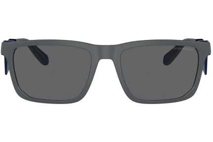 Ochelari de soare Emporio Armani EA4219 610387 Polarized Pătrați Gri