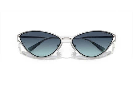 Ochelari de soare Tiffany & Co. TF3095 60019S Cat Eye Argintii