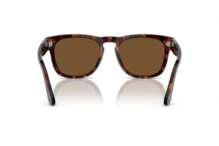 Ochelari de soare Persol PO3333S 24/57 Polarized Pătrați Havana