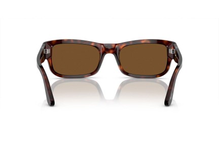 Ochelari de soare Persol PO3326S 24/57 Polarized Dreptunghiulari Havana