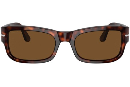 Ochelari de soare Persol PO3326S 24/57 Polarized Dreptunghiulari Havana