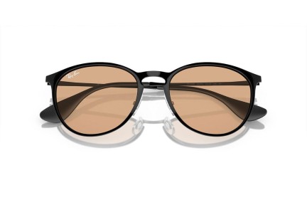 Ochelari de soare Ray-Ban Erika Metal RB3539 002/93 Rotunzi Negri