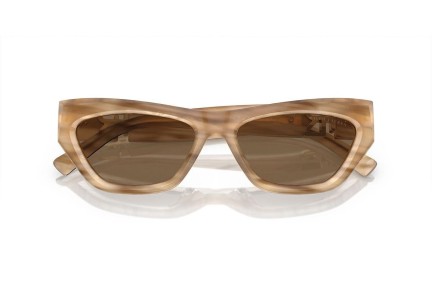 Ochelari de soare Ralph Lauren The Kiera RL8218U 610673 Cat Eye Maro