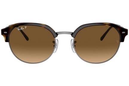 Ochelari de soare Ray-Ban RB4429 710/M2 Polarized Ovali Havana