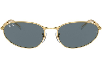 Ochelari de soare Ray-Ban RB3734 001/3R Polarized Ovali Aurii