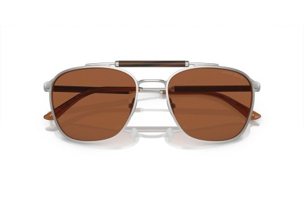 Ochelari de soare Giorgio Armani AR6149 304573 Pilot Argintii