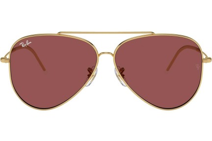 Ochelari de soare Ray-Ban Aviator Reverse RBR0101S 001/69 Pilot Aurii