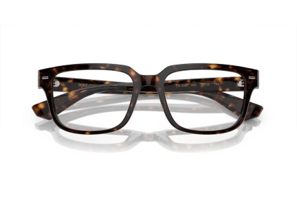 Ochelari Dolce & Gabbana DG3380 502 Dreptunghiulari Havana