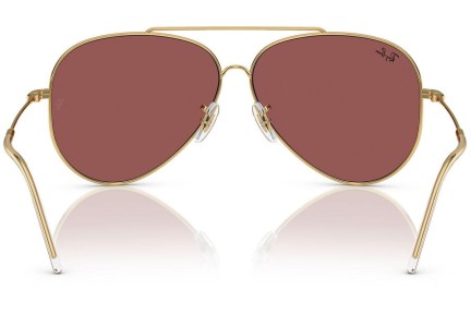 Ochelari de soare Ray-Ban Aviator Reverse RBR0101S 001/69 Pilot Aurii