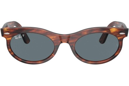 Ochelari de soare Ray-Ban RB2242 954/3R Polarized Browline Havana