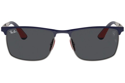 Ochelari de soare Ray-Ban RB3726M F08687 Dreptunghiulari Albaștri