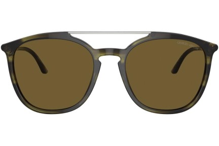 Ochelari de soare Giorgio Armani AR8198 603873 Pilot Havana