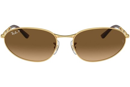 Ochelari de soare Ray-Ban RB3734 001/M2 Polarized Ovali Aurii