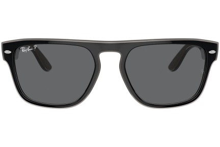 Ochelari de soare Ray-Ban RB4407 673381 Polarized Pătrați Negri