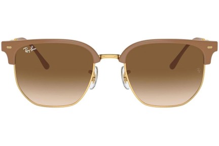 Ochelari de soare Ray-Ban New Clubmaster RB4416 672151 Browline Bej