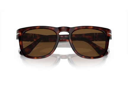 Ochelari de soare Persol PO3333S 24/57 Polarized Pătrați Havana