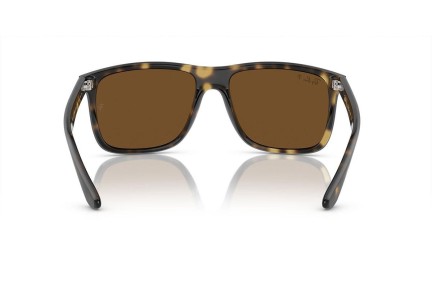 Ochelari de soare Ray-Ban Boyfriend Two RB4547 710/57 Polarized Pătrați Havana