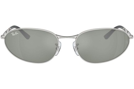 Ochelari de soare Ray-Ban RB3734 003/40 Ovali Argintii