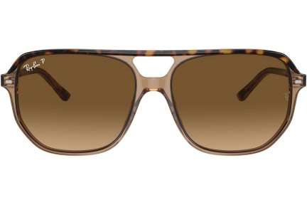 Ochelari de soare Ray-Ban RB2205 1292M2 Polarized Pilot Maro