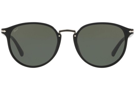 Ochelari de soare Persol Typewriter Edition PO3210S 95/31 Rotunzi Negri