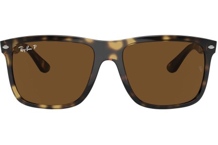 Ochelari de soare Ray-Ban Boyfriend Two RB4547 710/57 Polarized Pătrați Havana