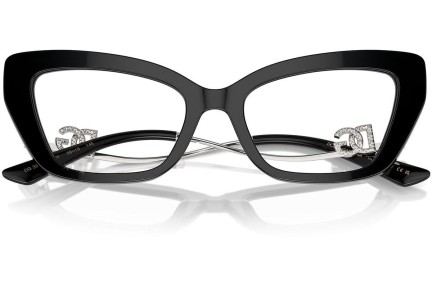 Ochelari Dolce & Gabbana DG3391B 501 Cat Eye Negri