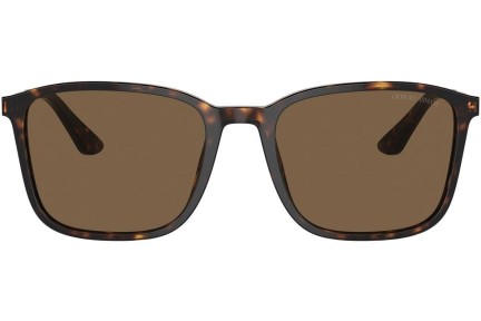 Ochelari de soare Giorgio Armani AR8197 502673 Dreptunghiulari Havana