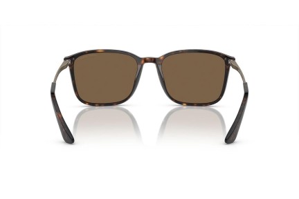 Ochelari de soare Giorgio Armani AR8197 502673 Dreptunghiulari Havana